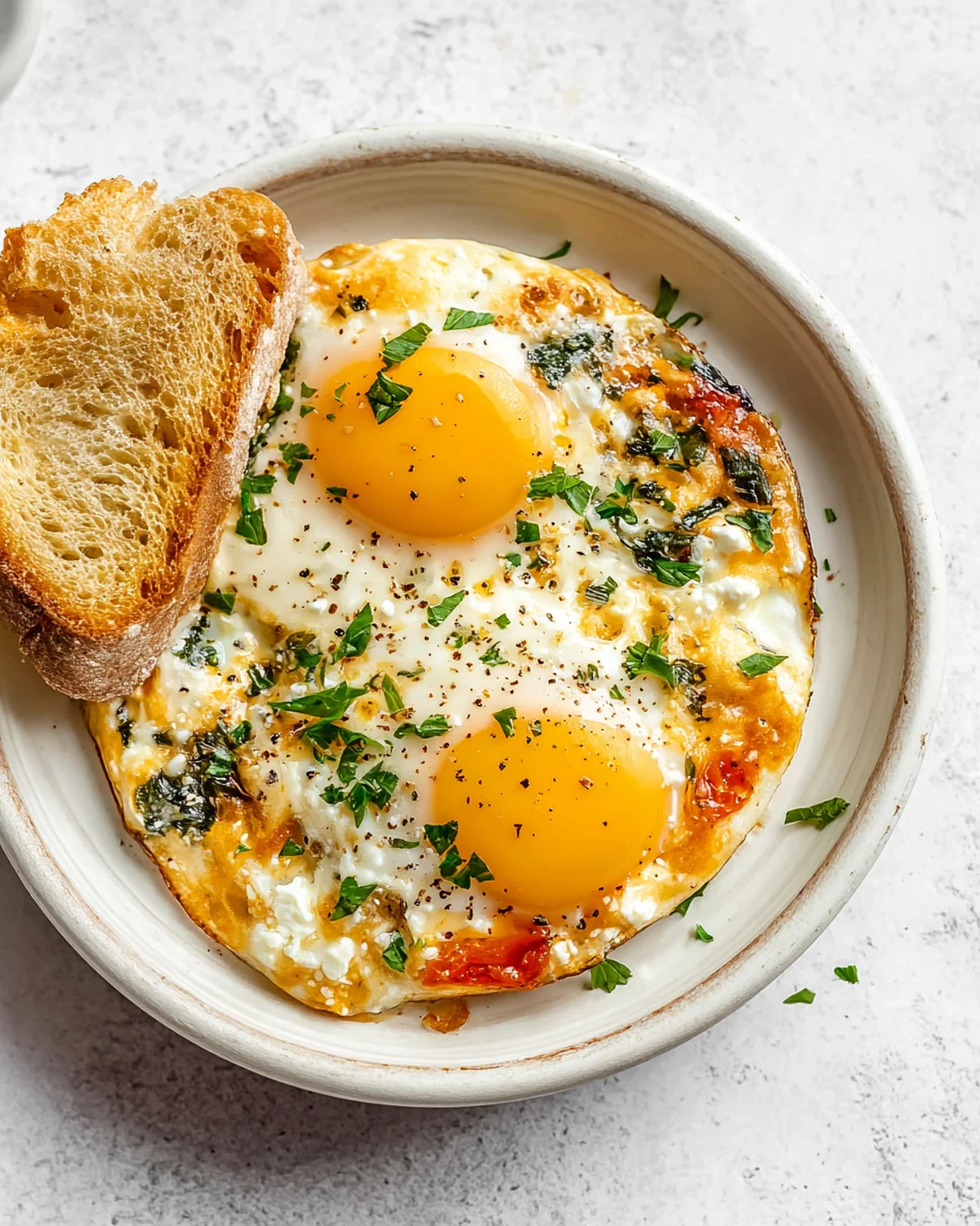 Baked Feta Eggs Recipe Recipe