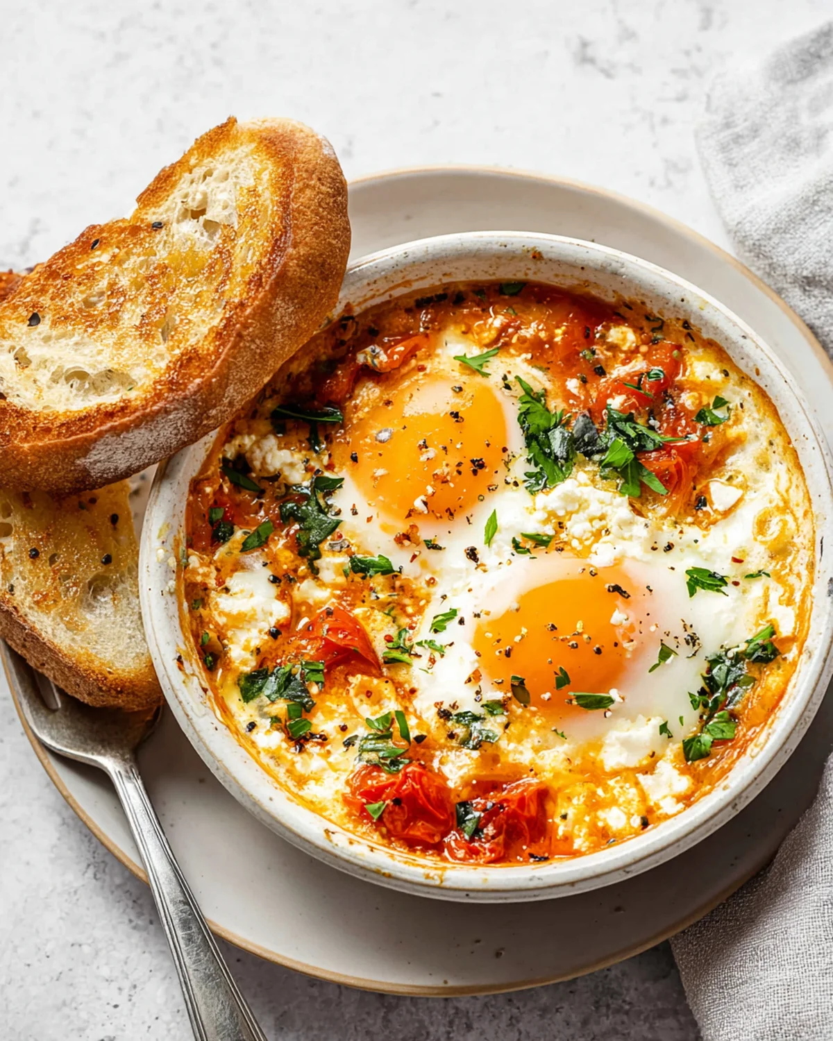 Baked Feta Eggs Recipe - Image 2
