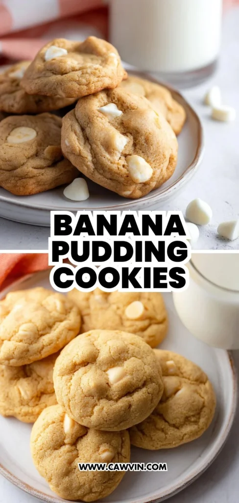 Banana Pudding Cookies 2 1 - Easy Peasy Recipes