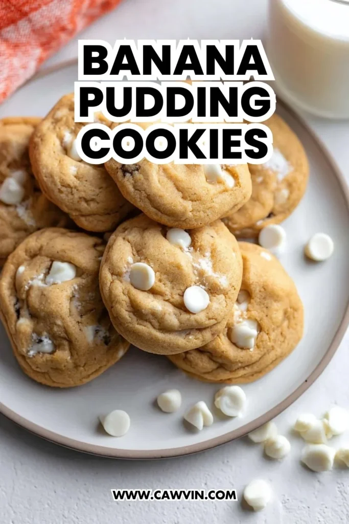 Banana Pudding Cookies - Easy Peasy Recipes