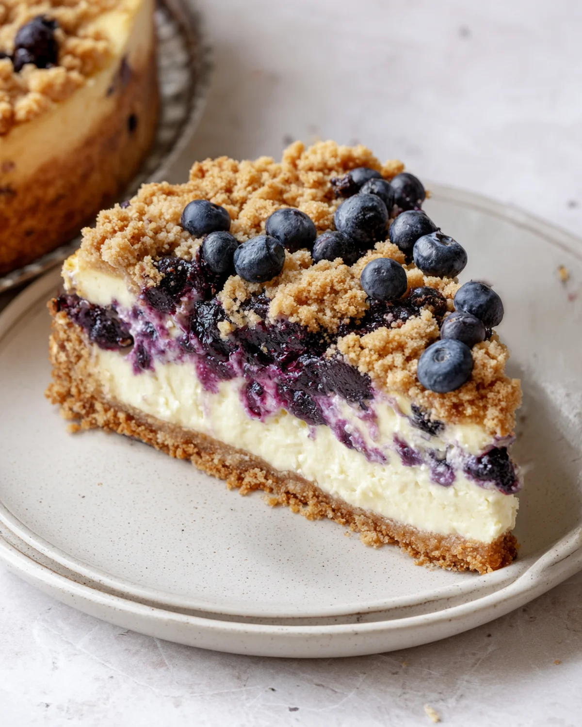 Blueberry Crumble Cheesecake - Image 3