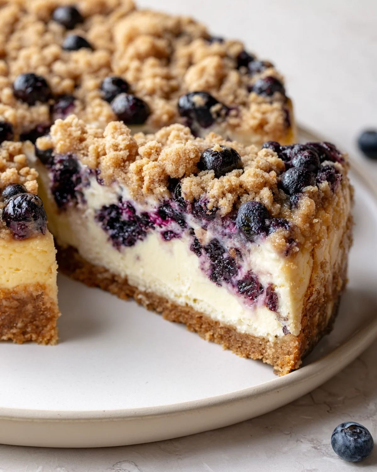 Blueberry Crumble Cheesecake - Image 4