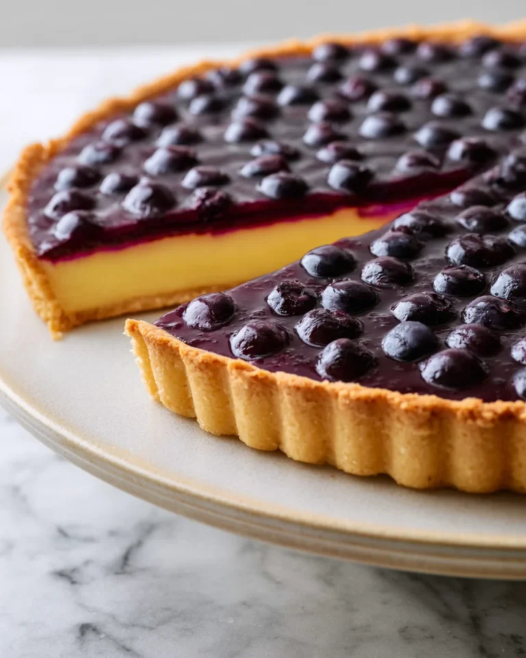 Blueberry Lemon Curd Tart Recipe