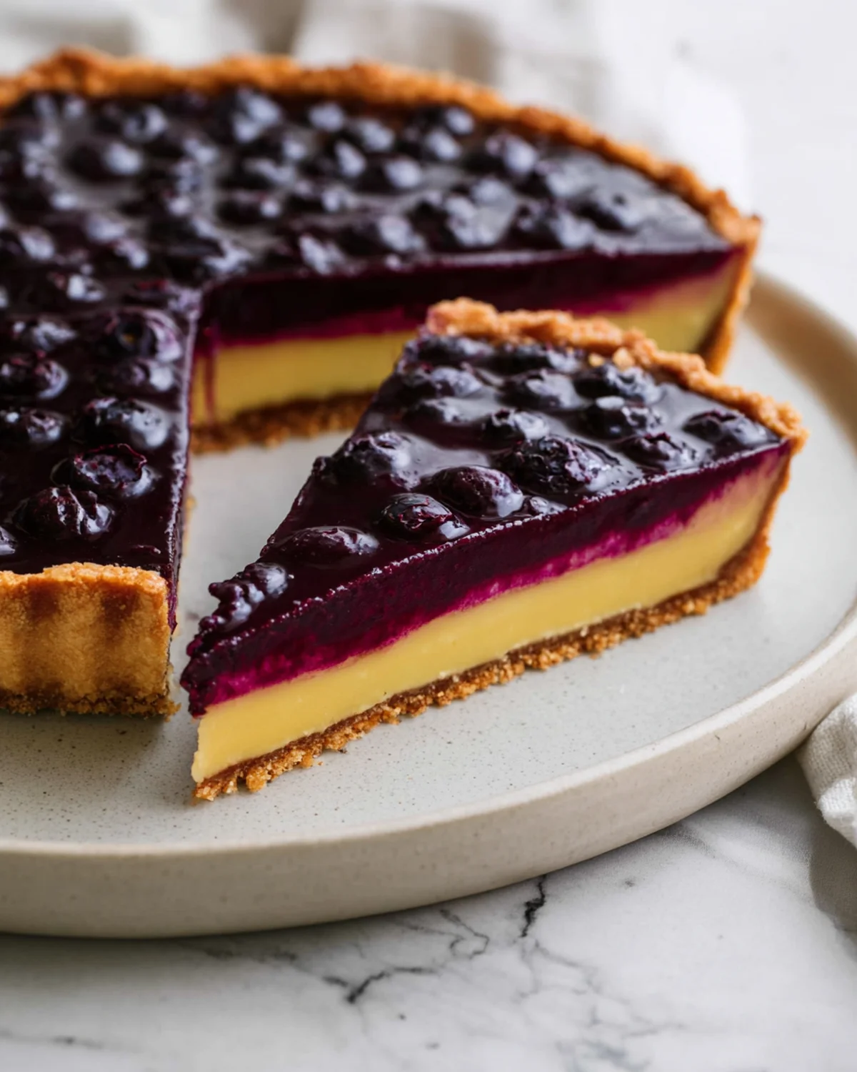Blueberry Lemon Curd Tart - Image 3
