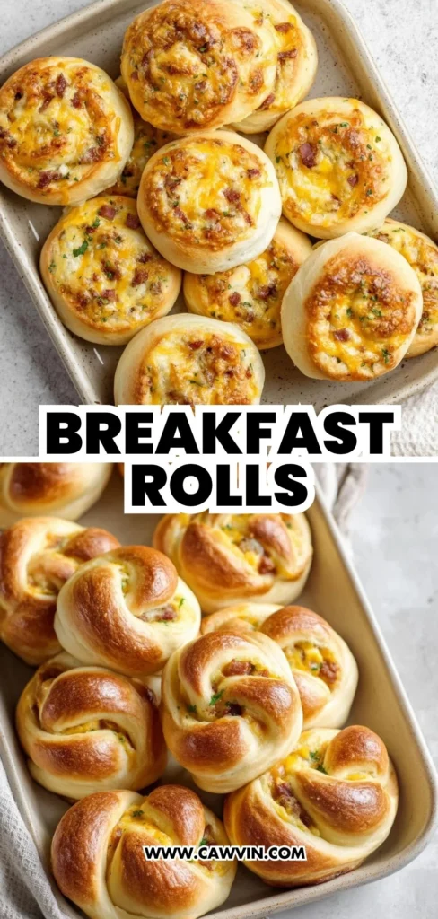 Breakfast Rolls 2 1 - Easy Peasy Recipes