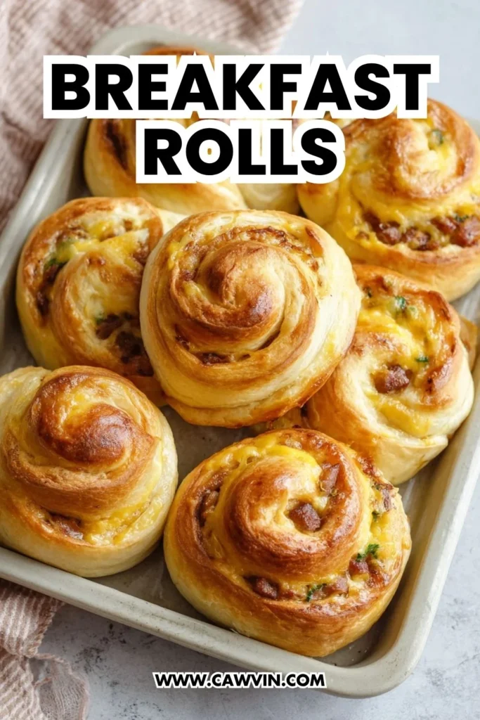 Breakfast Rolls - Easy Peasy Recipes