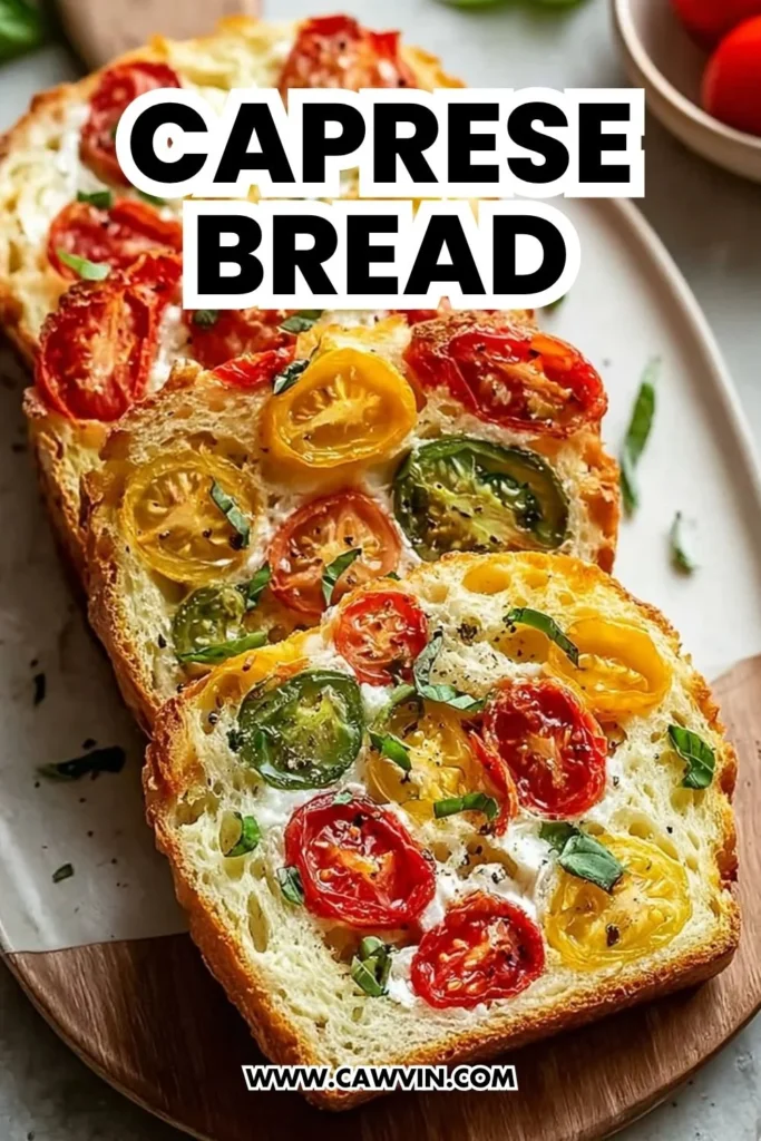 Caprese Bread - Easy Peasy Recipes