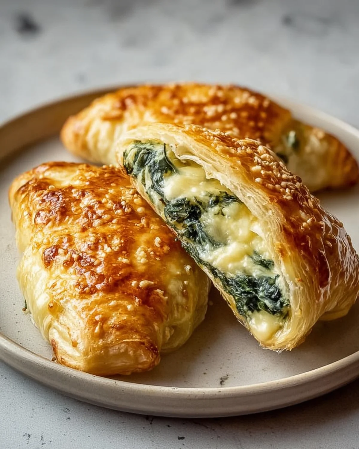 Cheese and Spinach Stuffed Pastry - Image 3