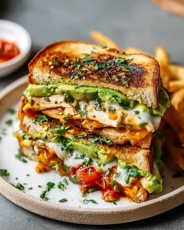 Chicken Avocado Melt Sandwich Recipe