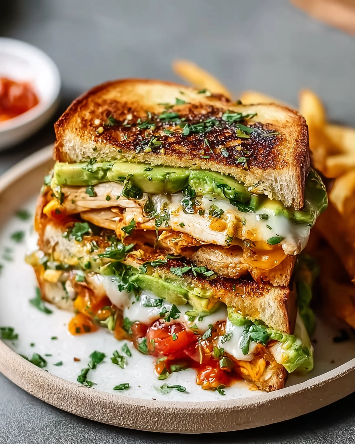 Chicken Avocado Melt Sandwich Recipe
