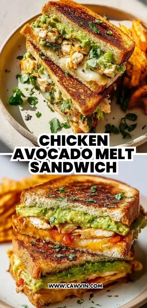 Chicken Avocado Melt Sandwich 2 1 - Easy Peasy Recipes