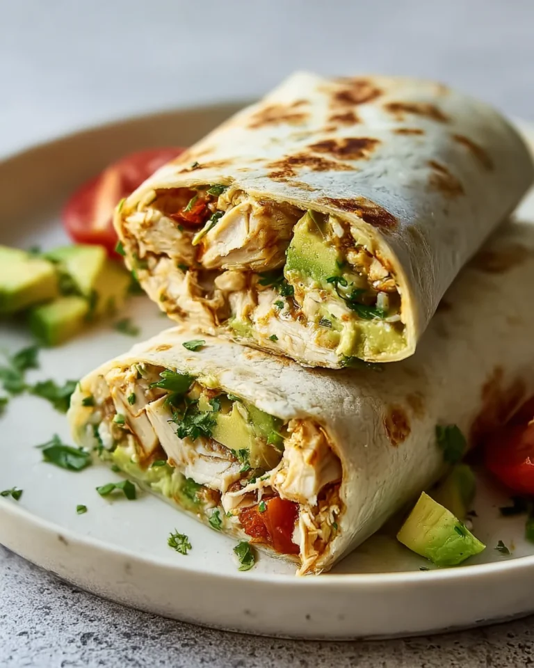 Chicken Avocado Wrap Recipe