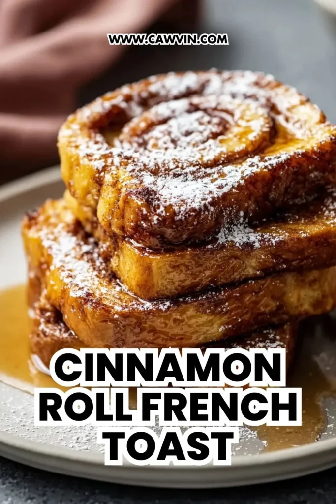 Cinnamon Roll French Toast - Easy Peasy Recipes