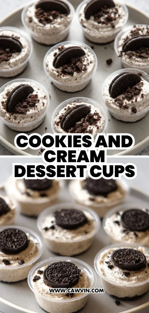 Cookies and Cream Dessert Cups 2 1 - Easy Peasy Recipes