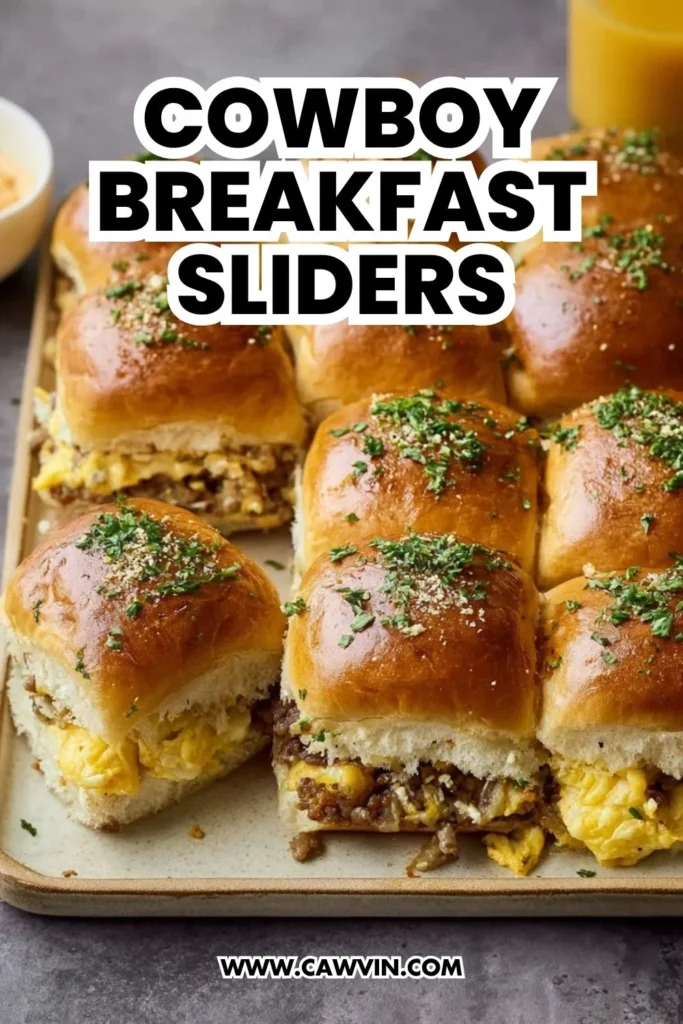 Cowboy Breakfast Sliders - Easy Peasy Recipes
