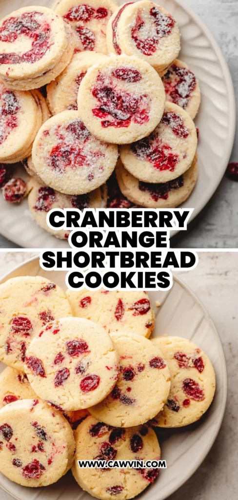 Cranberry Orange Shortbread Cookies 2 1 - Easy Peasy Recipes