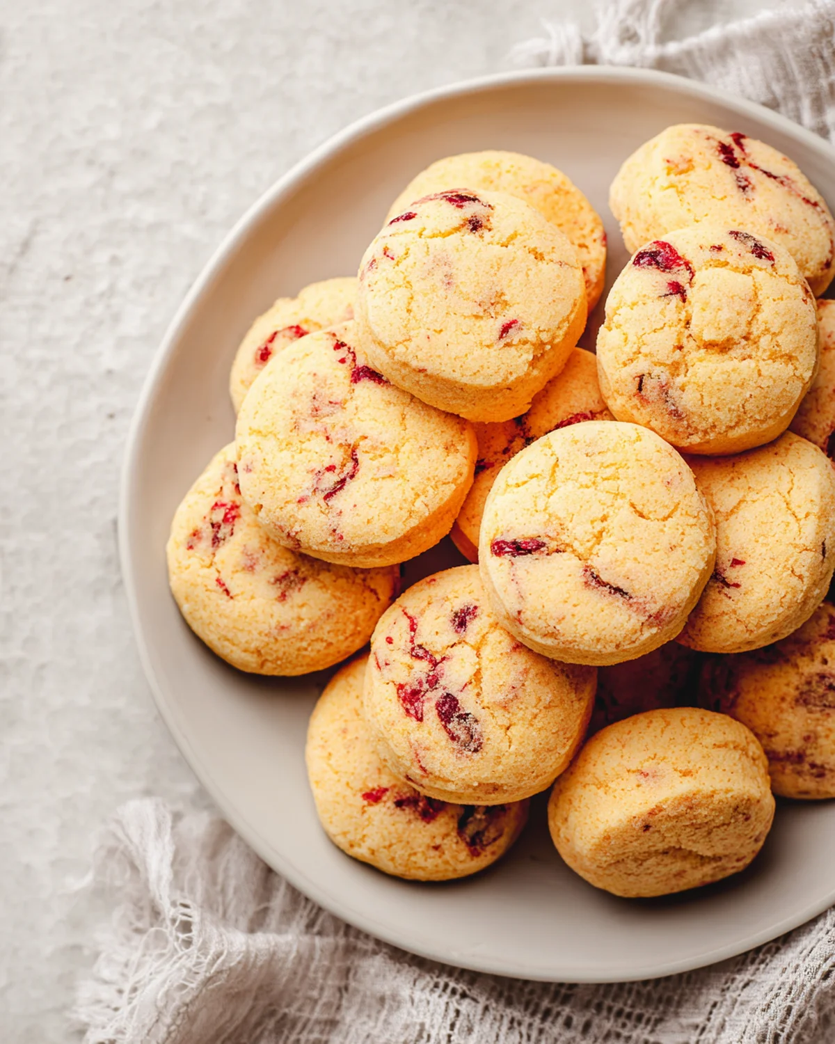 Cranberry Orange Shortbread Cookies - Image 2