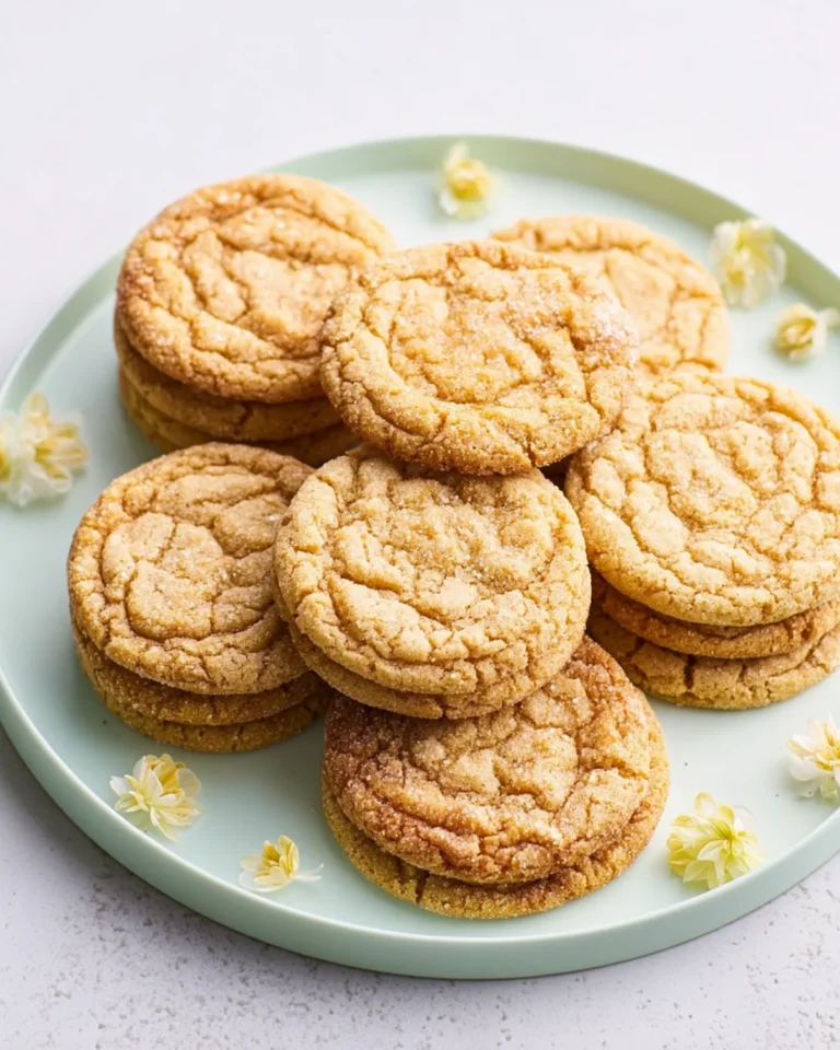 Crinkly Crackly Butter Toffee Sugar Cookies Recipe