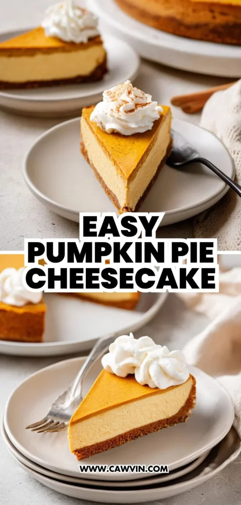 Easy Pumpkin Pie Cheesecake 2 1 - Easy Peasy Recipes