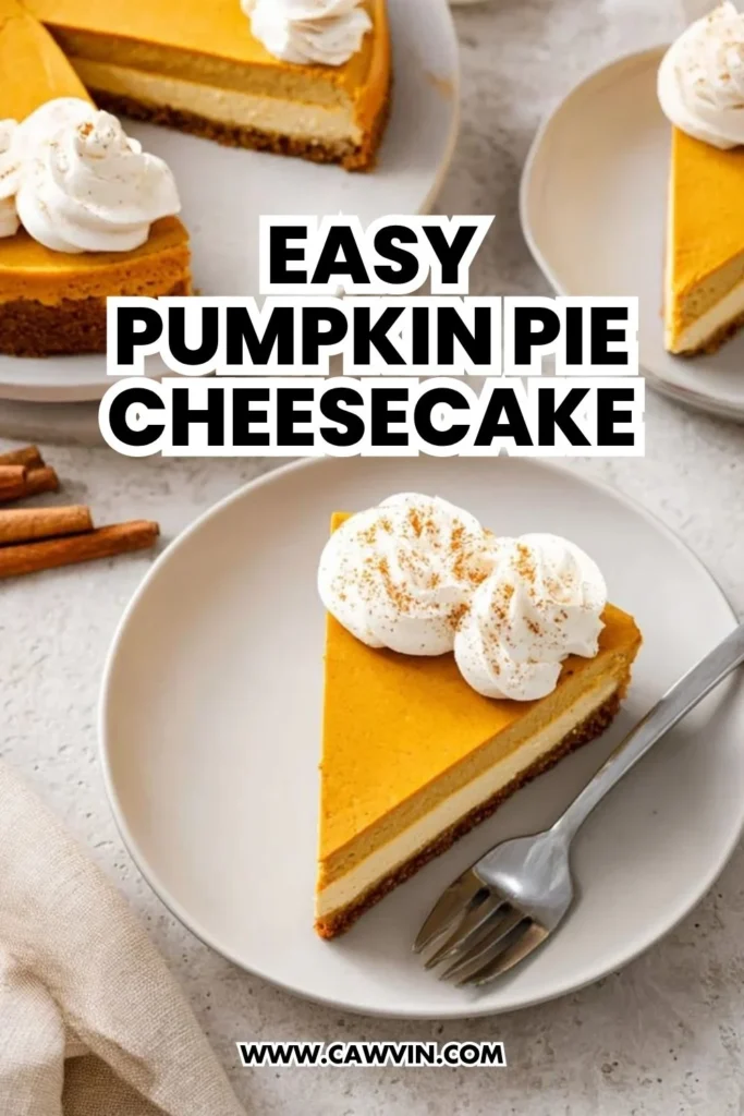 Easy Pumpkin Pie Cheesecake - Easy Peasy Recipes