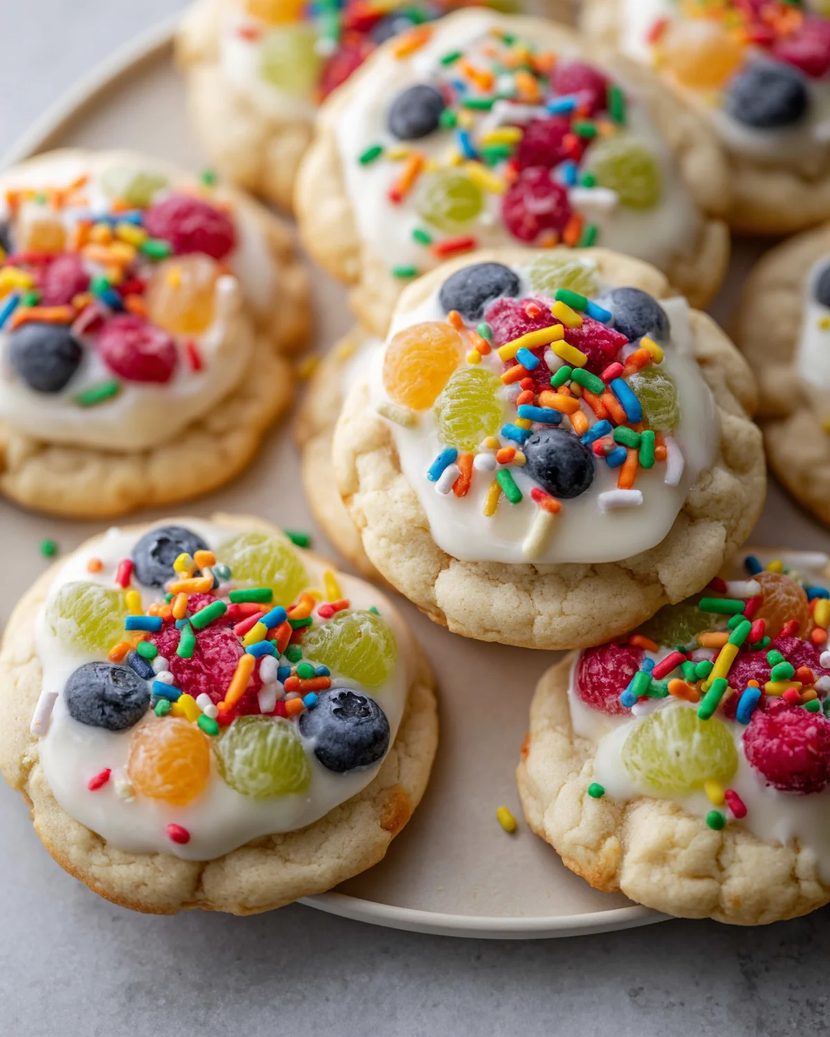 Fruit Pizza Cookies Recipe