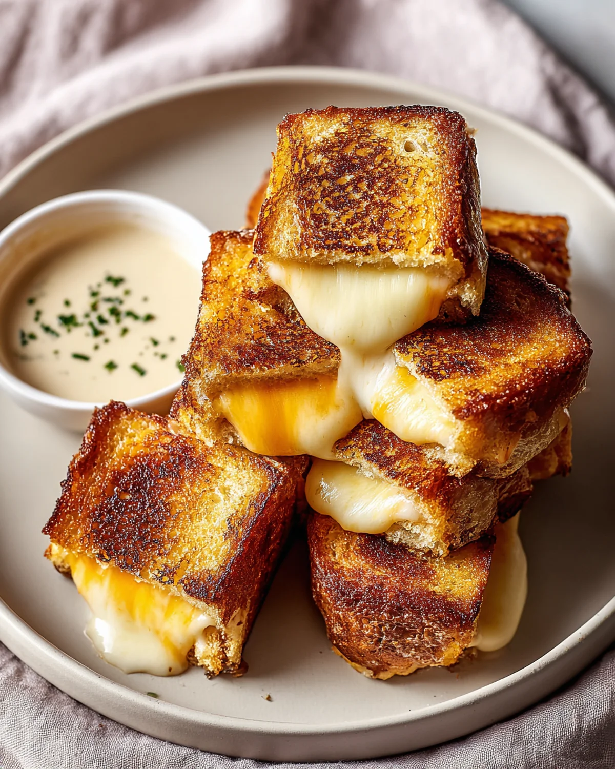 Hawaiian Roll Grilled Cheese - Image 4