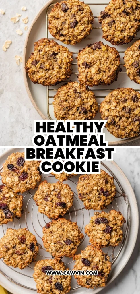Healthy Oatmeal Breakfast Cookie 2 1 - Easy Peasy Recipes