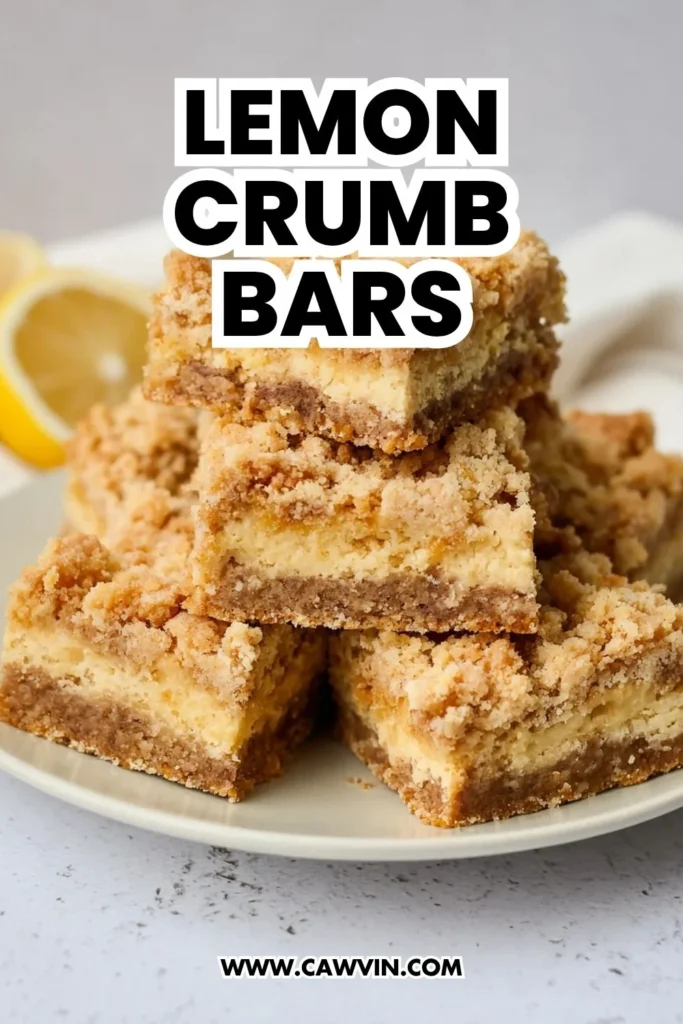 Lemon Crumb Bars - Easy Peasy Recipes