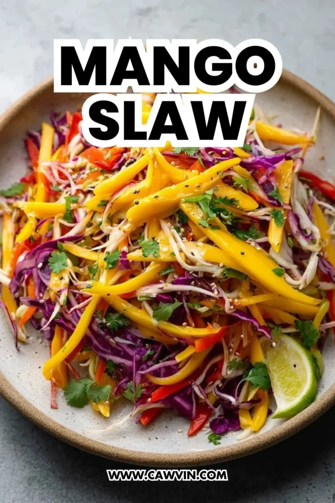 Mango Slaw - Easy Peasy Recipes
