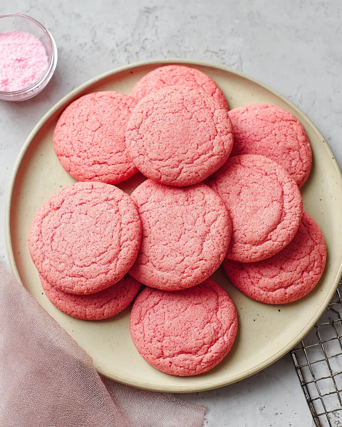 Mexican Pink Cookies Recipe