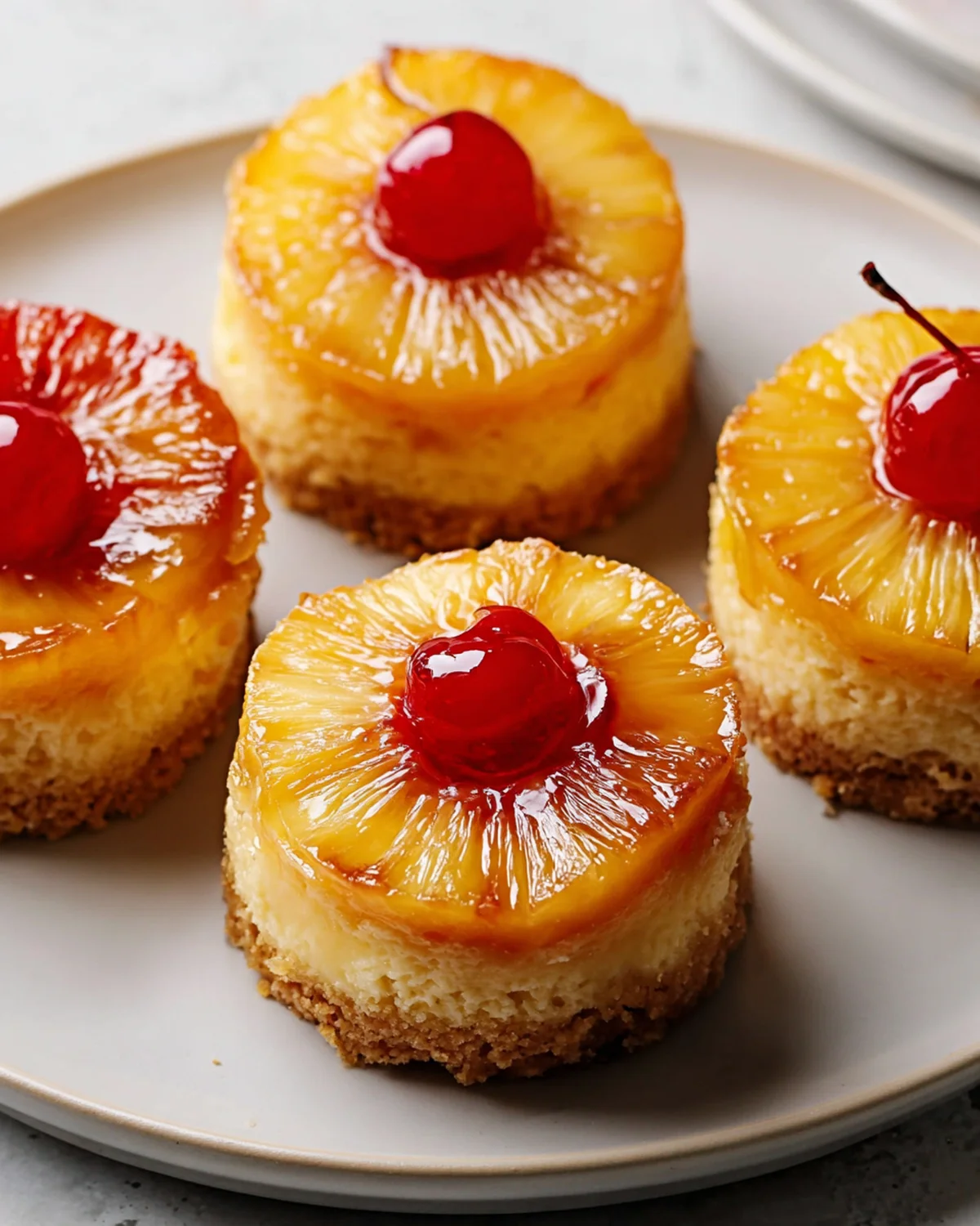 Mini Pineapple Upside-Down Cheesecakes - Image 2