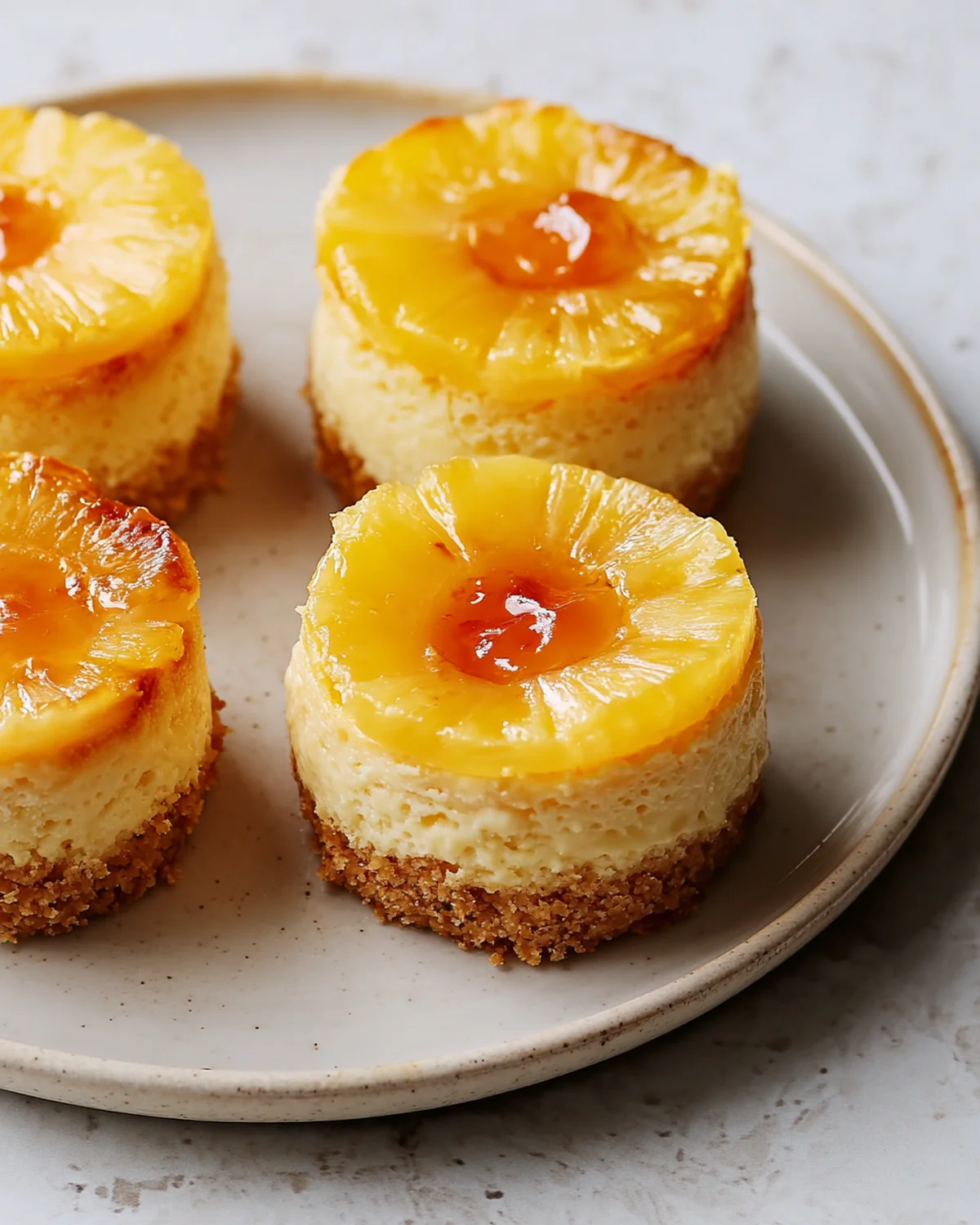 Mini Pineapple Upside-Down Cheesecakes - Image 3