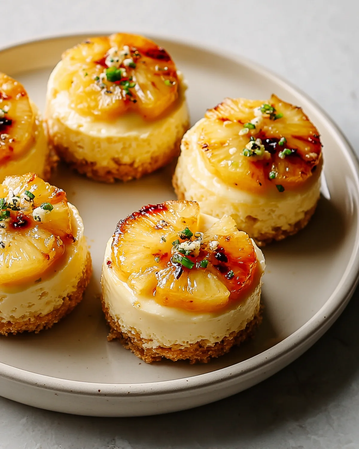Mini Pineapple Upside-Down Cheesecakes - Image 4