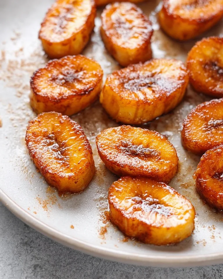 Pan Fried Cinnamon Bananas Recipe