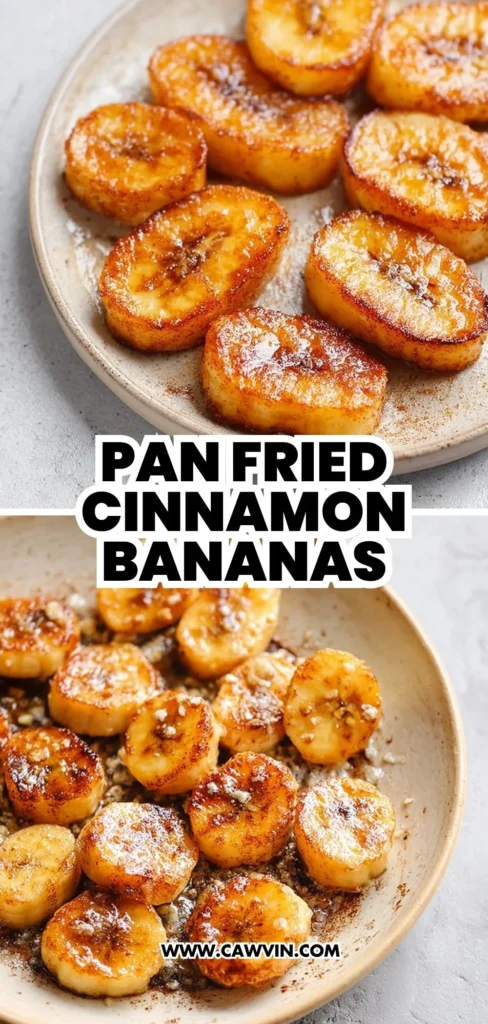 Pan Fried Cinnamon Bananas 2 1 - Easy Peasy Recipes