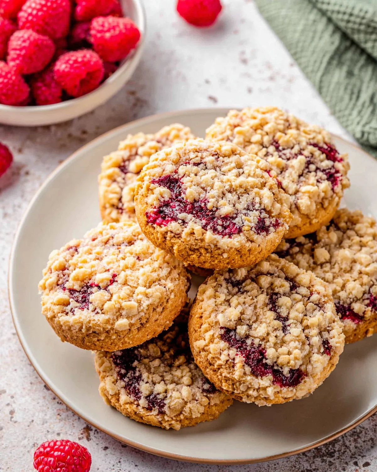 Raspberry Crumble Cookies - Image 4