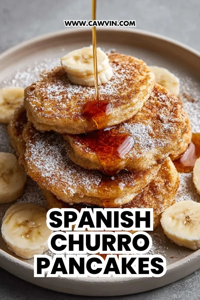 Spanish Churro Pancakes - Easy Peasy Recipes