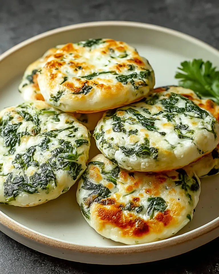 Spinach Cottage Cheese Flagels Recipe