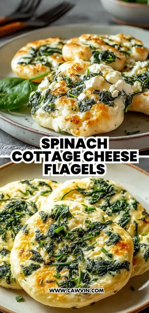 Spinach Cottage Cheese Flagels 2 1 - Easy Peasy Recipes