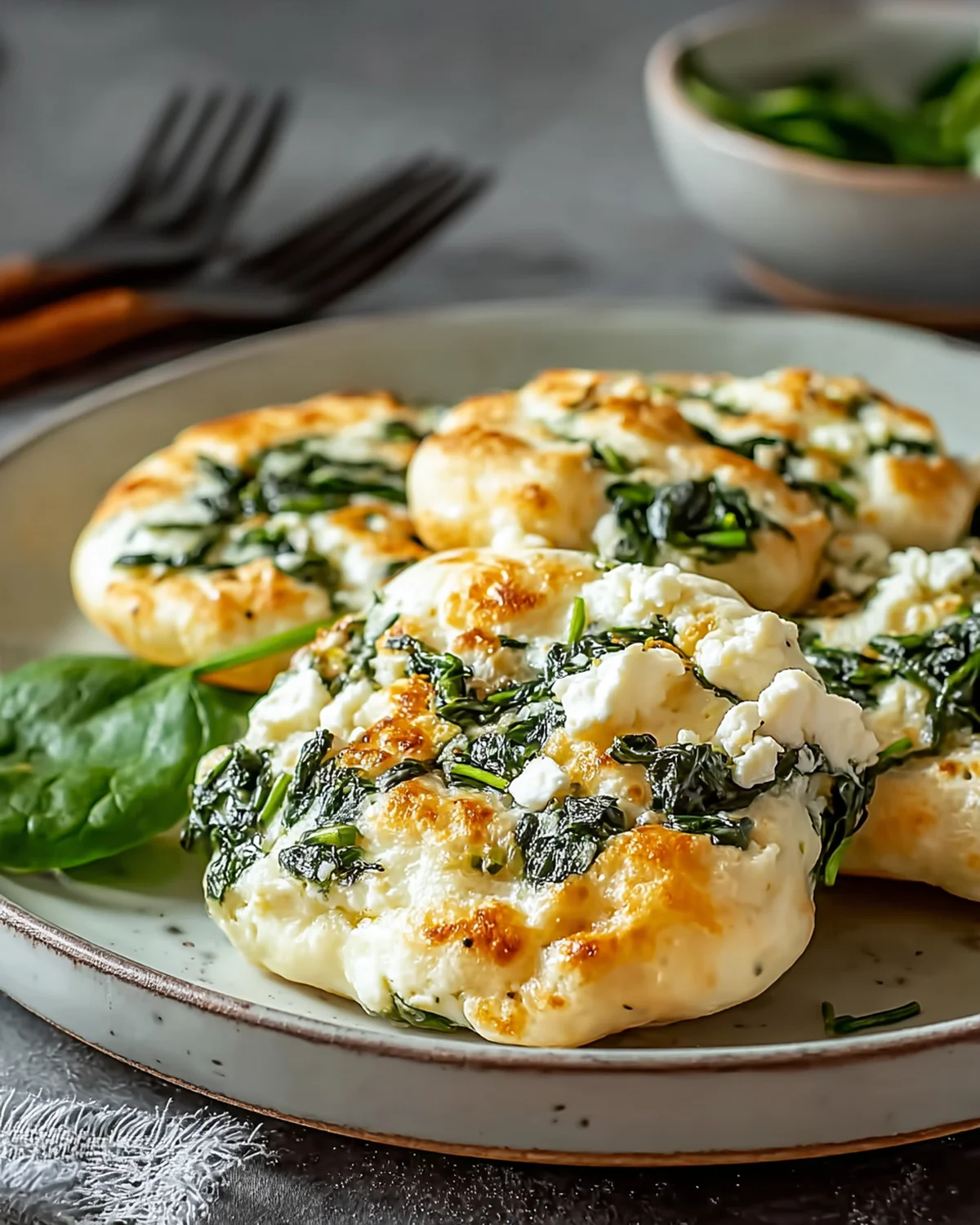 Spinach Cottage Cheese Flagels - Image 2