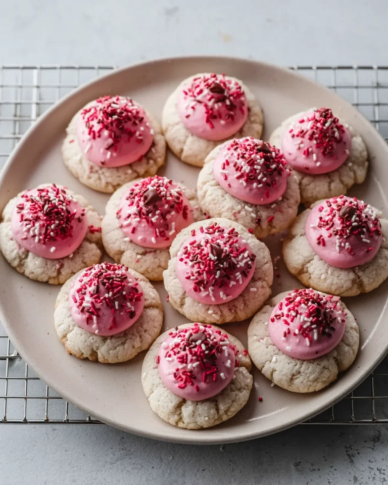 Strawberry Kiss Cookies Recipe Recipe