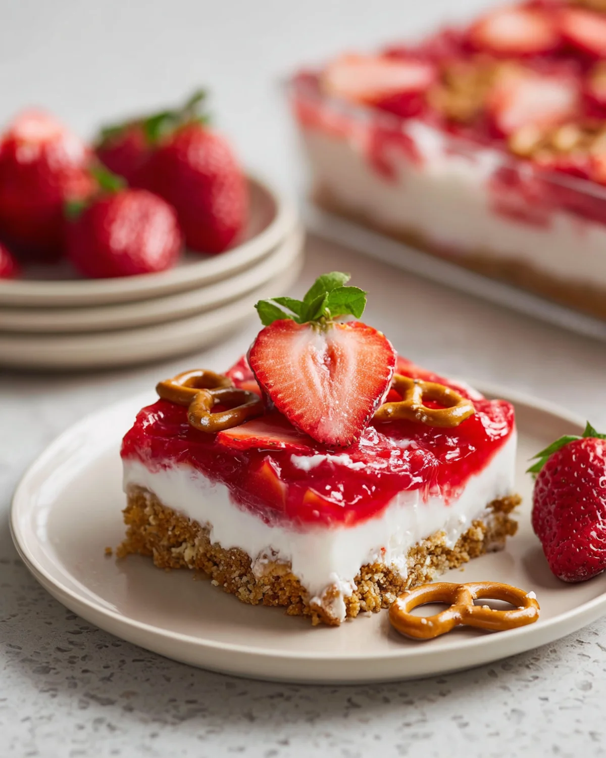 Strawberry Pretzel Salad Recipe