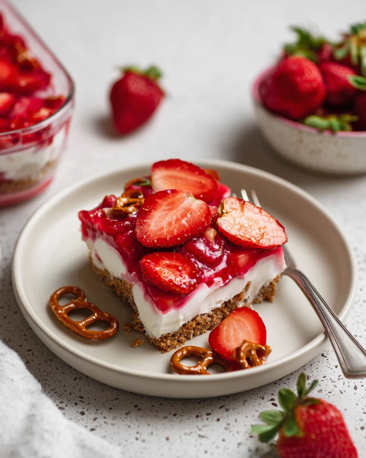 Strawberry Pretzel Salad - Image 2