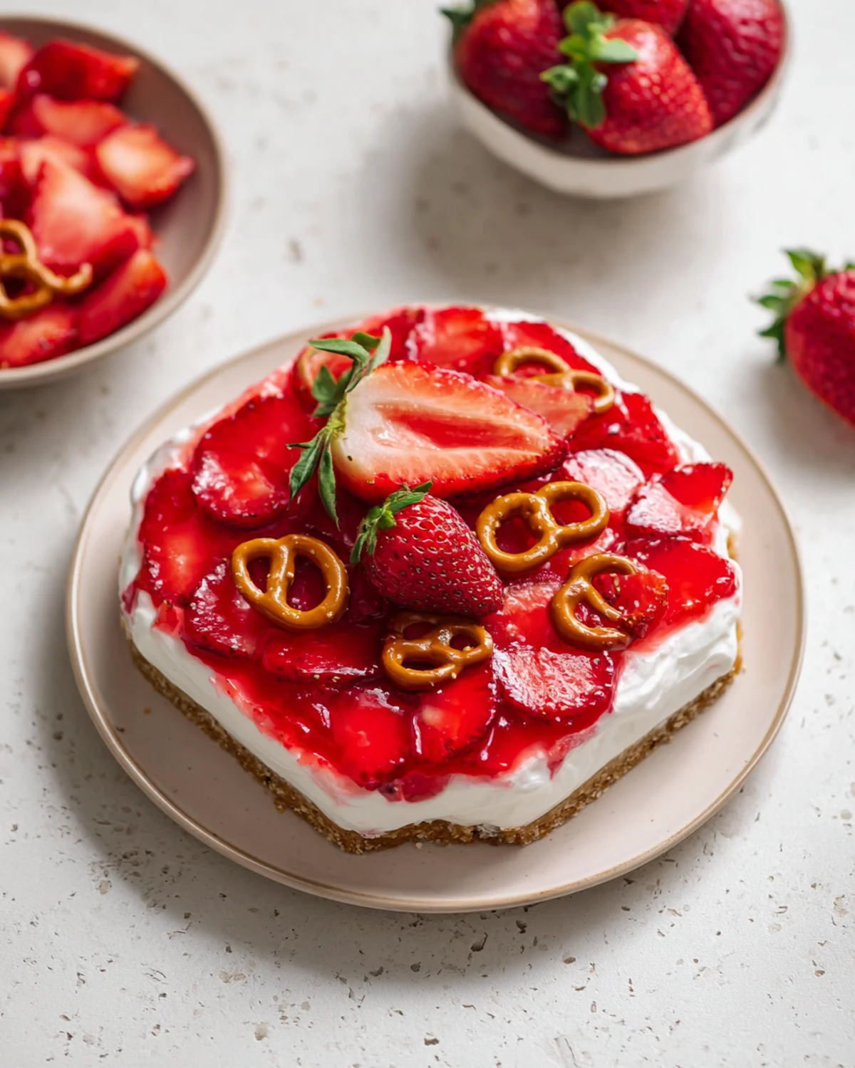 Strawberry Pretzel Salad - Image 3