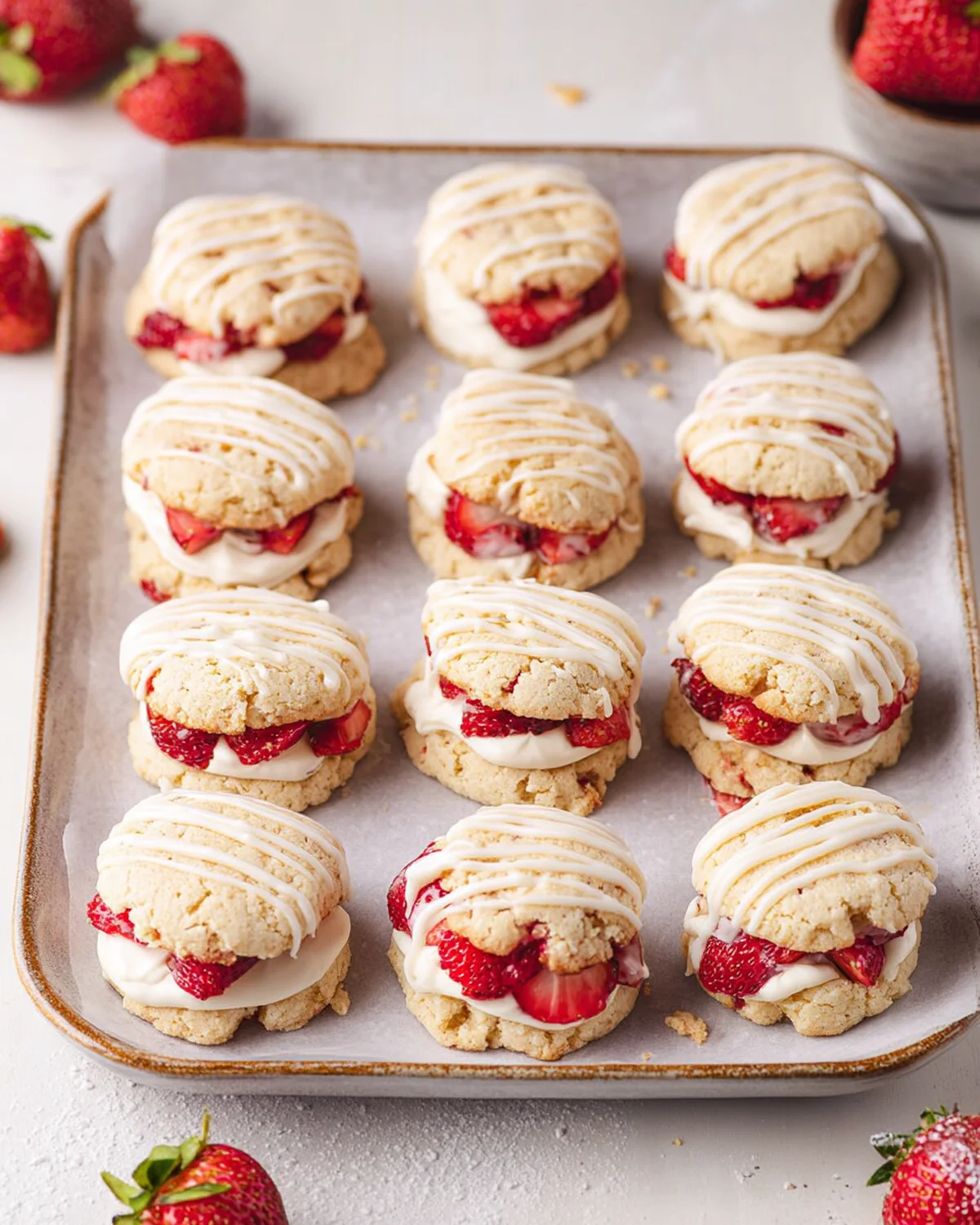 Strawberry Shortcake Cookies Recipe