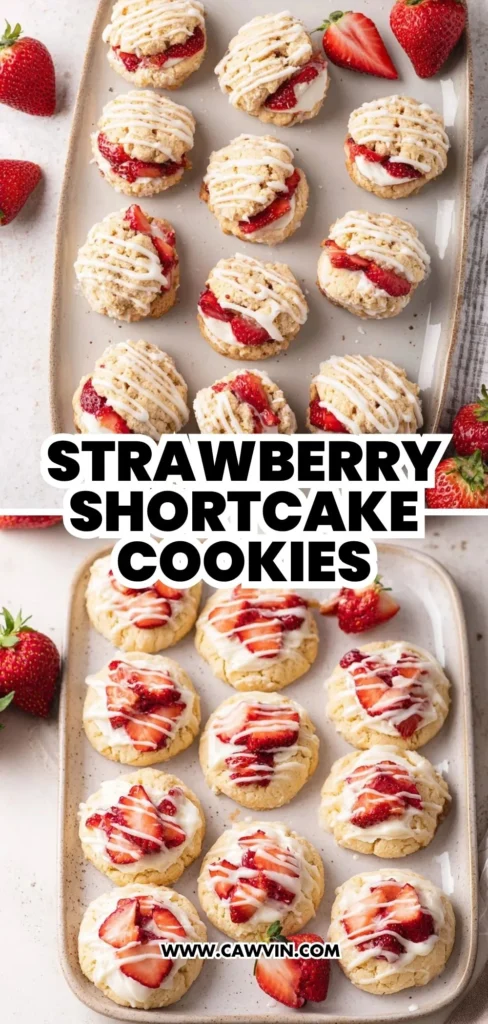 Strawberry Shortcake Cookies 2 1 - Easy Peasy Recipes